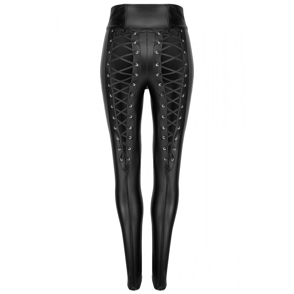 Брюки со шнуровкой сзади F148 Noir Handmade M Sex Aura Киев - изображение 4