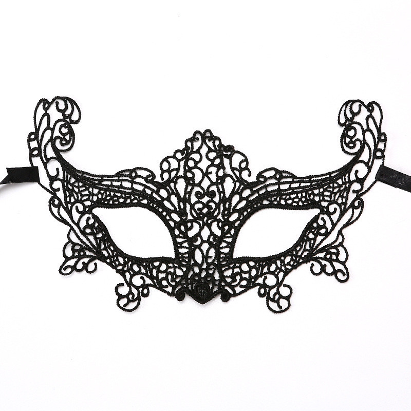 Маска карнавальна ажурна one size чорний Київ - фото 1