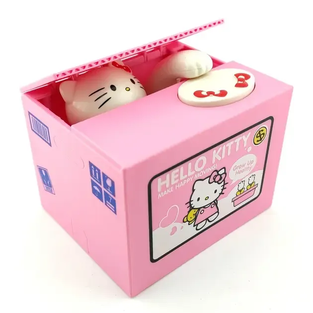 Интерактивная копилка Hello Kitty Piggy Banк розовый Коломия - фото 1