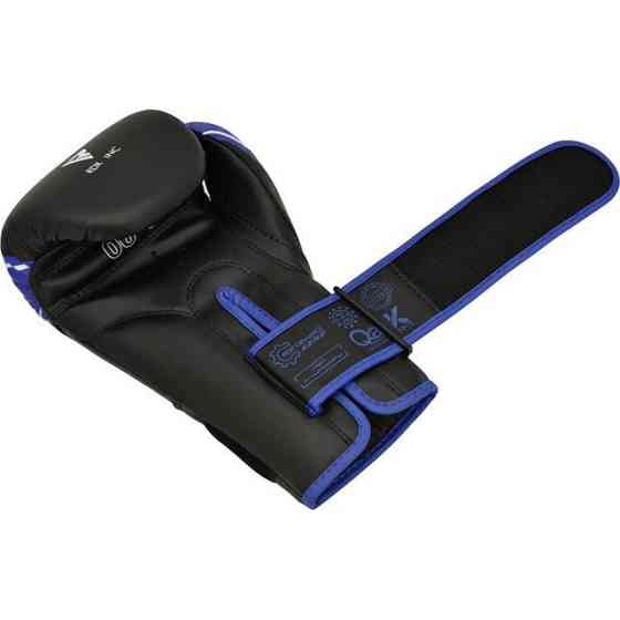 Боксерські рукавиці RDX 4B Robo Kids Blue/Black 6 унцій (капа в комплекті) Кам'янське