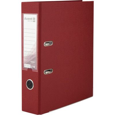 Папка - реєстратор Delta by Axent А4 7,5 см РР Вишнева (D1714-37C) Вінниця - фото 1