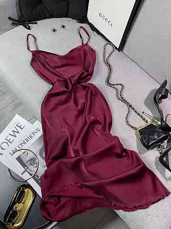 Жіноче романтичне елегантне плаття шовк Бордо, 42/44 Одеса