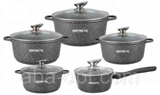 Набір посуду з антипригарним гранітним покриттям V 1/1/1,5/2/4 л Грей (шт) Одеса