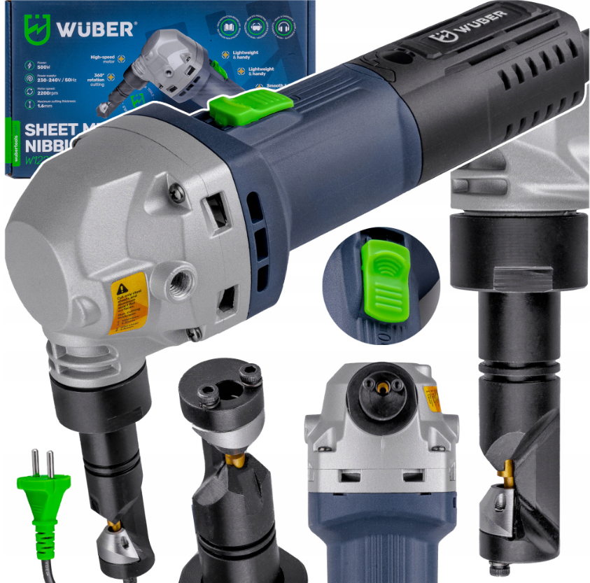 Електричні ножиці по металу 500Вт Wuber (Польща) Київ - фото 1