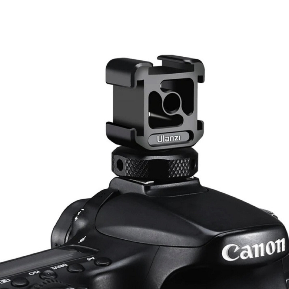 Адаптер кронштейн Ulanzi Vijim metal Triple Cold Shoe Mount (UV-2132 PT-12) Київ - фото 2