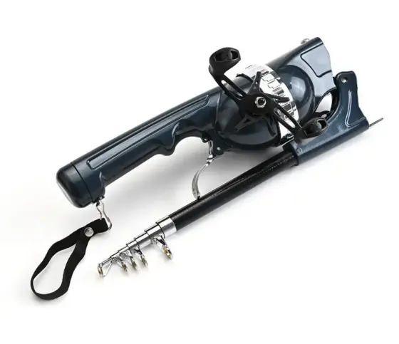 Удочка спиннинг складная телескопическая / Мини спиннинг для рыбалки Коломия