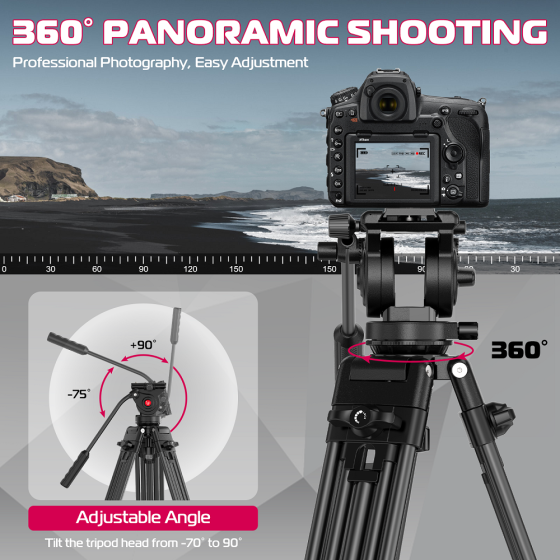 Штатив Ulanzi MT-81 Tripod (80-155cm) Black Одеса