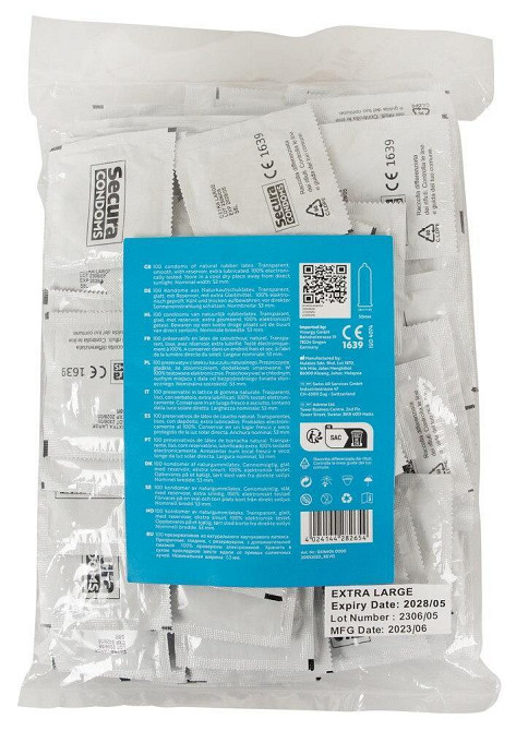 Презервативы увлажненные SECURA EXTRA WET 100 шт Sex Aura Киев - изображение 2