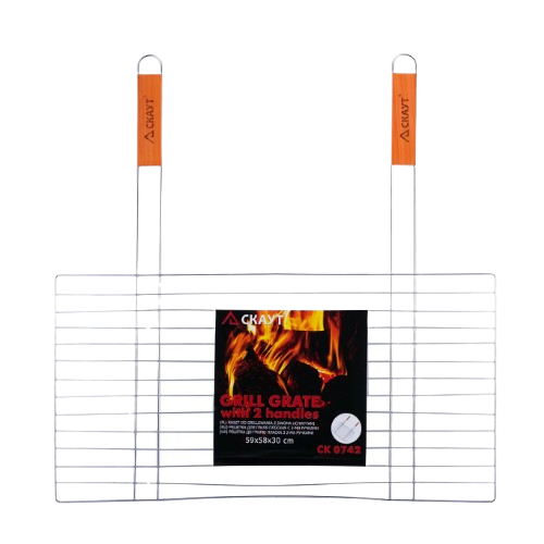 Решітка-гриль з дерев'яною ручкою 58*30см Скаут Житомир - фото 1