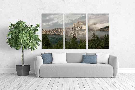 Модульная картина в гостиную / спальню  Гірський масив     ART-023_3A 100х150 см Киев
