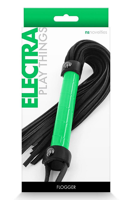 Флоггер NS Novelties ELECTRA FLOGGER GREEN Sex Aura Киев - изображение 2