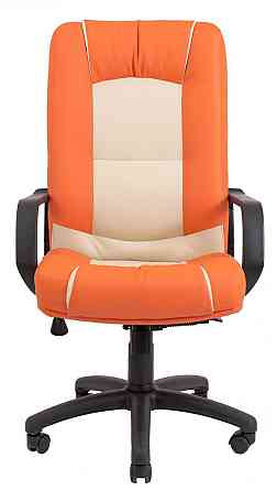 Офісне Крісло Керівника Richman Alberto Fly 2218-2207 Пластік М1 Tilt Біжево-помаранчевий Київ