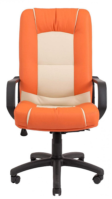 Офісне Крісло Керівника Richman Alberto Fly 2218-2207 Пластік М1 Tilt Біжево-помаранчевий Київ - фото 2