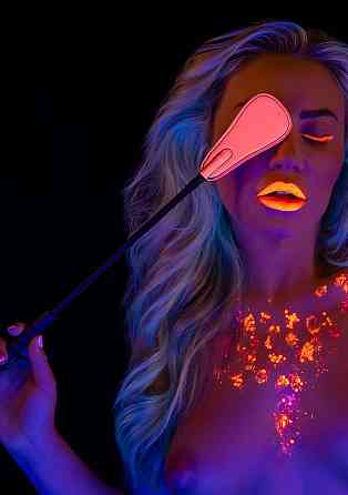 Стек Taboom Glow In the Dark, светится в темноте, розово-черный, 49 см Sex Aura Киев