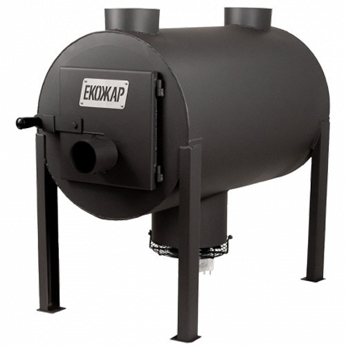 Піч буржуйка булер'ян Екожар Про 350 ПЛЮС з вбудованим вентилятором Київ - фото 1