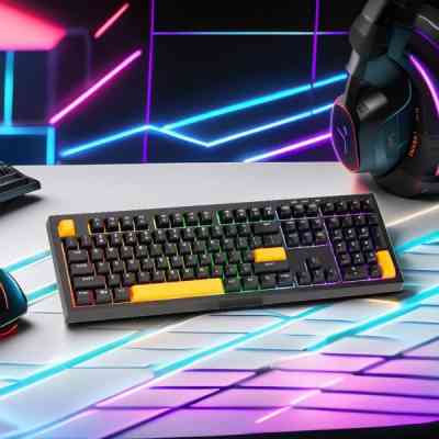 Клавиатура Xtrike ME ME KB-512 LED USB UA Black (KB-512BKUA) Винница