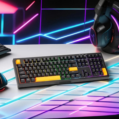 Клавіатура Xtrike ME ME KB-512 LED USB UA Black (KB-512BKUA) Вінниця - фото 2