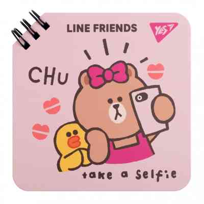 Блокнот Yes Line Friends Chu 110 х 110 80 листов (151750) Винница