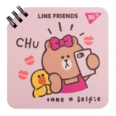 Блокнот Yes Line Friends Chu 110 х 110 80 аркушів (151750) Вінниця - фото 1
