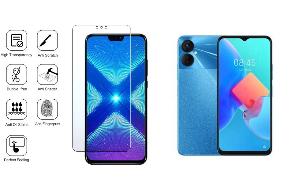 Защитное стекло NeoGlass для Tecno Spark 9 Pro (KH7n)  – ультрапрозрачное и устойчивое Киев - изображение 4
