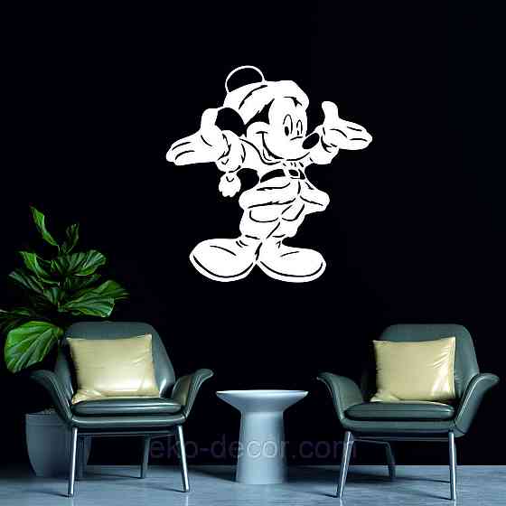 Декоративное настенное Панно «Микки Маус», Декор на стену Киев