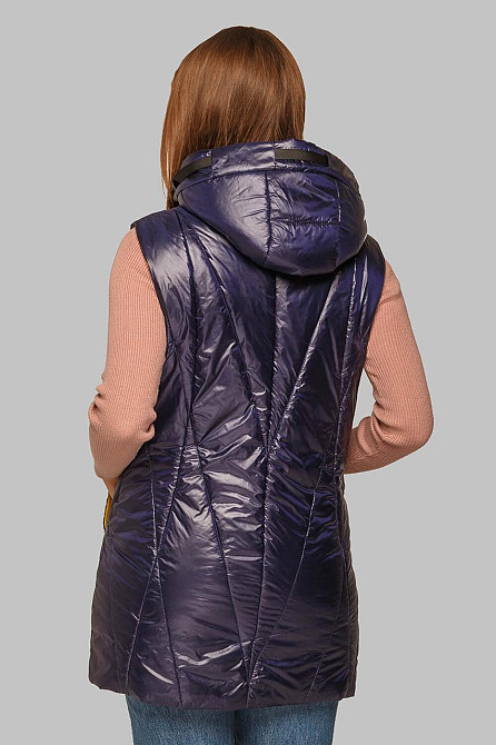 ЖЕНСКИЙ МОДНЫЙ  ЖИЛЕТ ДАЯНА ИЗ ПЛАЩЕВОЙ ТКАНИ НА МОЛНИИ. 48-62 р. Киев - изображение 5