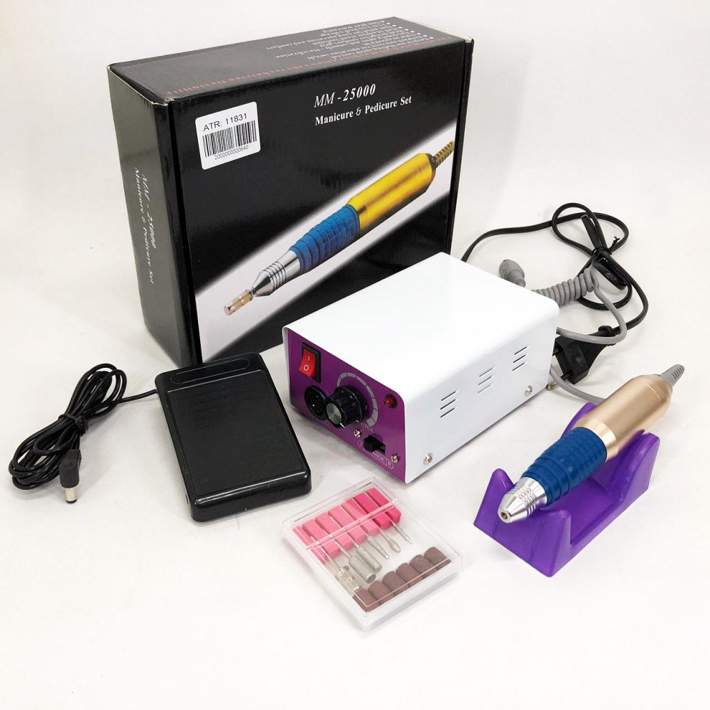 Фрезер для нігтів для зняття манікюру, Машинка для манікюру для початківців Фрезер нігтів NC-14 Львів - фото 1