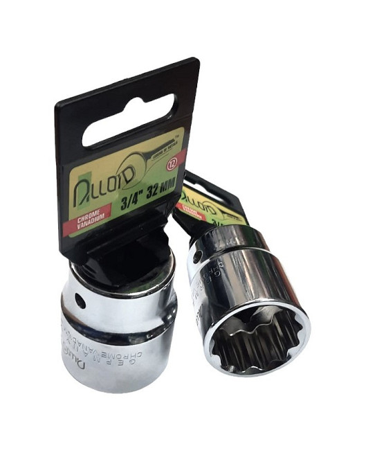 Головка торцева 3/4&quot; 32мм Alloid ТГ-60132М 12гран. Вінниця - фото 1