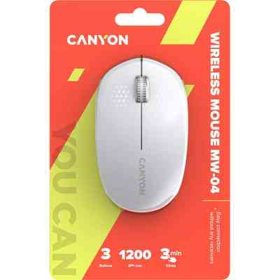 Мышка Canyon MW-04 Bluetooth White (CNS-CMSW04W) Винница