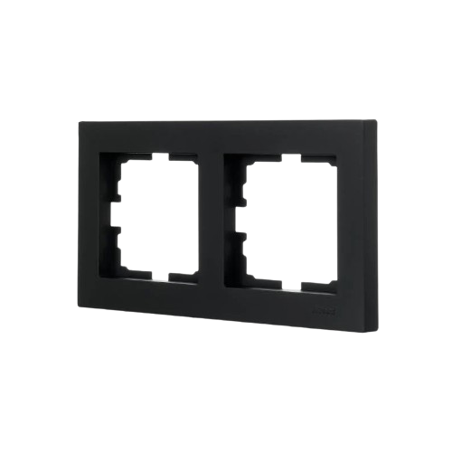 VESNA антрацит Рамка горизонтальна 2-а Лезард Житомир