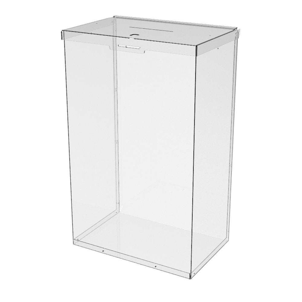 Ящик EKOSTAR с замком для пожертвований и сбора денег 310x200x500. Объем 31 литр Киев - изображение 2