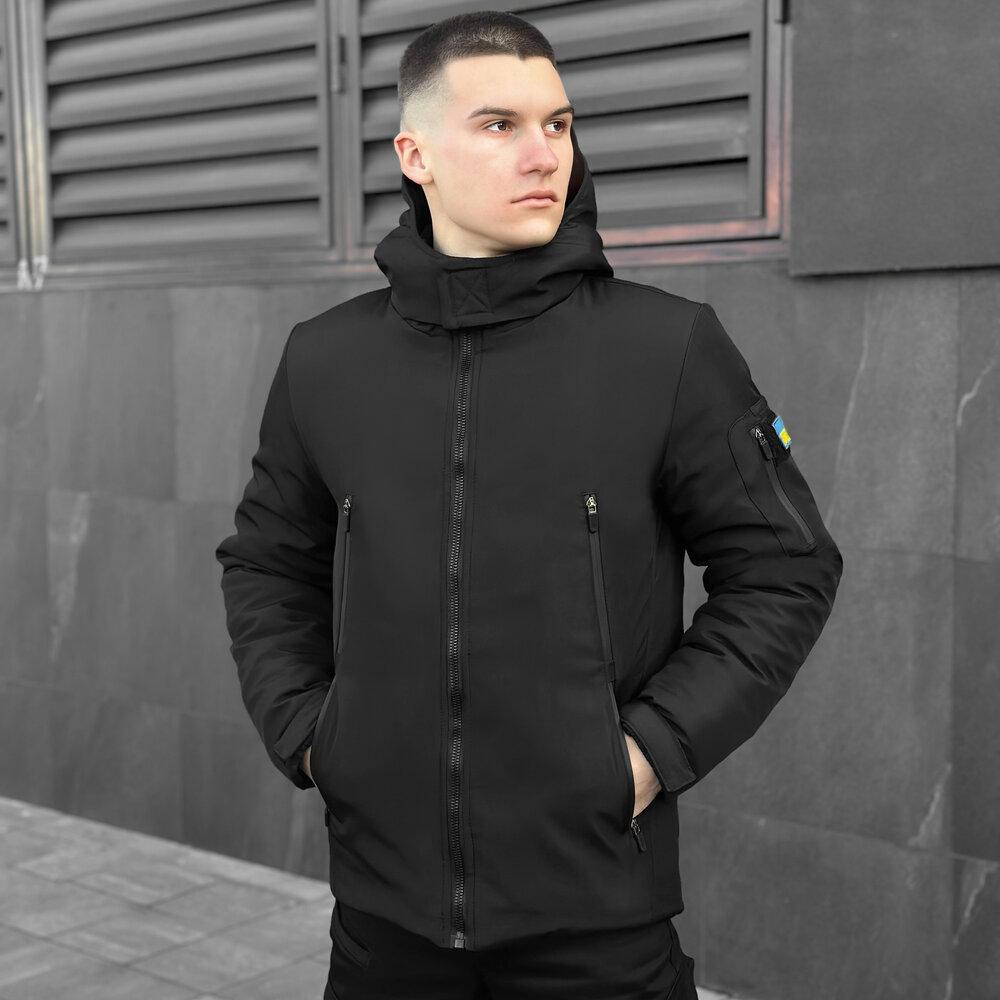 Мужская зимняя Куртка с капюшоном Pobedov Winter Jacket Motive ЗИМА Киев - изображение 1