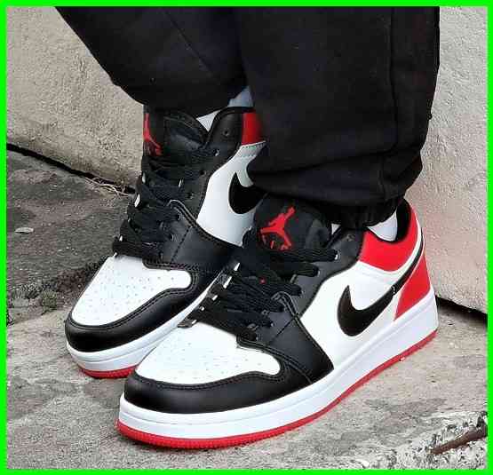 Кроссовки Nike Jordan Белые Мужские Джорданы Красные Найк (размеры: 41,42,43,44,45) Видео Обзор Днепр