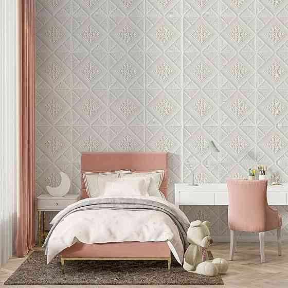 Самоклеюча декоративна настінно-стельова 3D панель вензеля в ромбі 700х700х5мм (374) SW-00000881 Дніпро