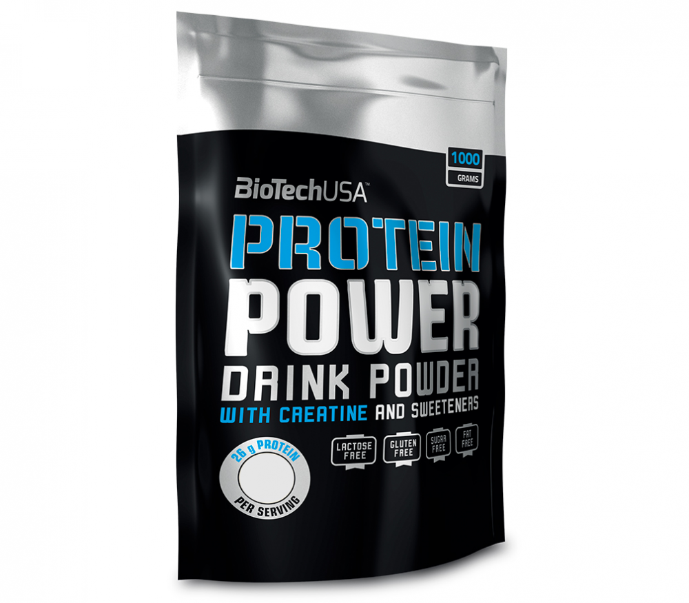Протеиновый комплекс BiotechUSA Protein Power 1000 g (Chocolate) Луцк - изображение 1