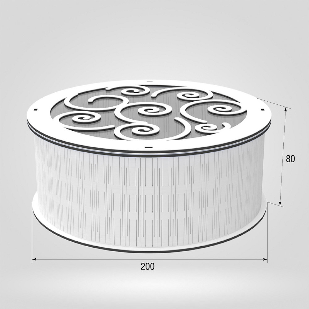 Подарочная коробка EKOSTAR d200 h80 Киев - изображение 3