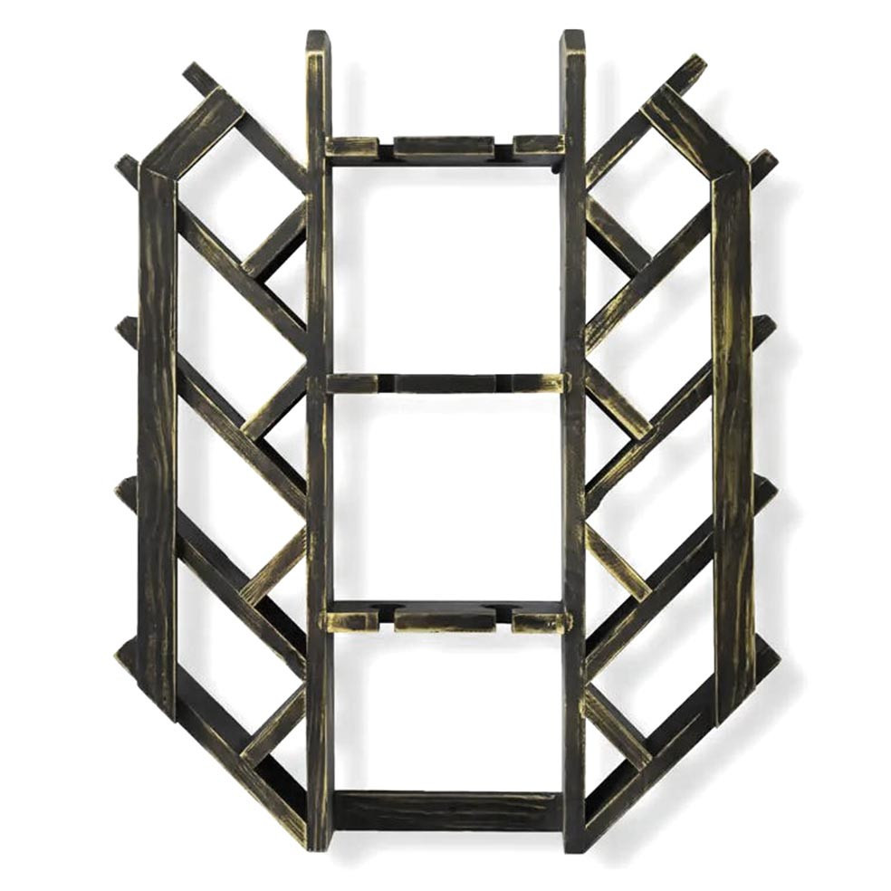 Настенная винная полка 