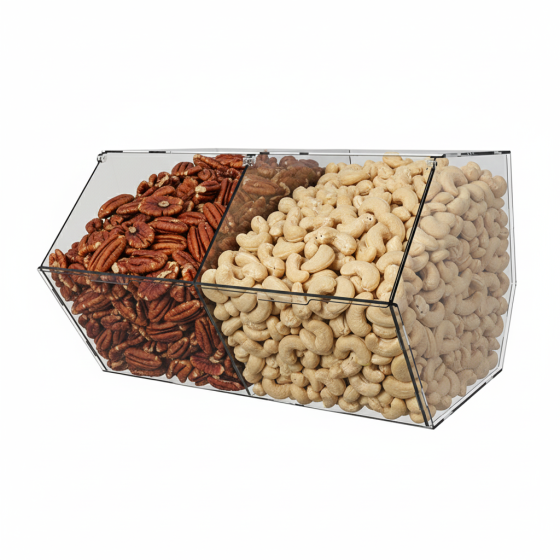 Диспенсер EKOSTAR для мармеладів, снеків, горіхів 2 комірки Київ