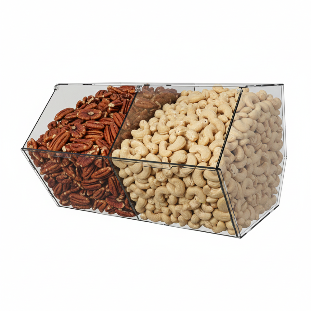 Диспенсер EKOSTAR для мармеладів, снеків, горіхів 2 комірки Київ - фото 1