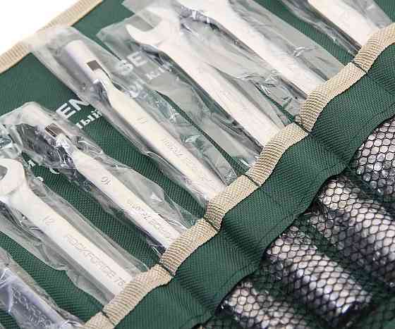 Набір ключів комбінований 14 предметів (розрізні: 8х10, 9х11, 12х13, 14х17мм, торцеві шарнірні: 8х10, 10х11, Одесса