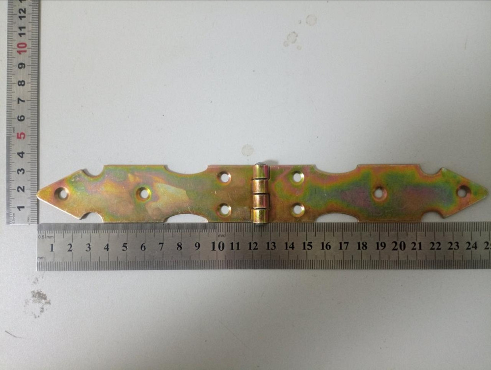 Завіса будівельна оздоблена в жовтому оцинку 32х250мм "P-o" Киев - изображение 1