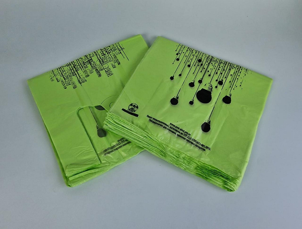 Пакет майка поліетиленова (тип FA) 30*55*2*22 Нічний Місто кольоровий 25 мкр 9.5 кг (100 шт.) Харків - фото 2