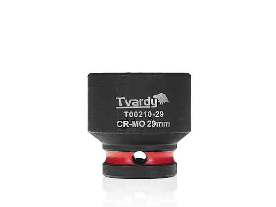 Головка ударна "Tvardy" з хром-молібденової сталі (Cr-Mo)  1/2"  6-гранна 29 мм Київ