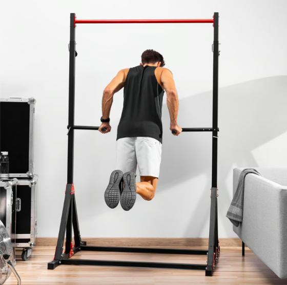 Підлоговий турнік із регульованою висотою багатофункціональний до 200 кг бруси для дому та спортзалу HS-1015K Київ