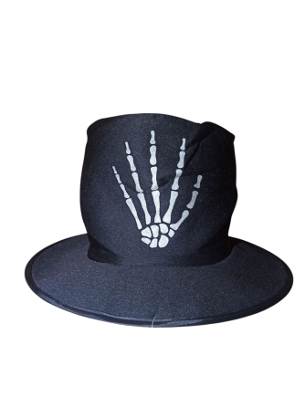 Шляпа-колпак рука скелета для мужчин и женщин для Хэллоуина one size черный Киев