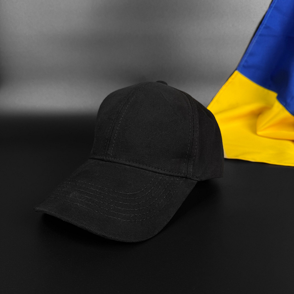 Бейсболка (кепка) мілітарі Чорна Запоріжжя - фото 1