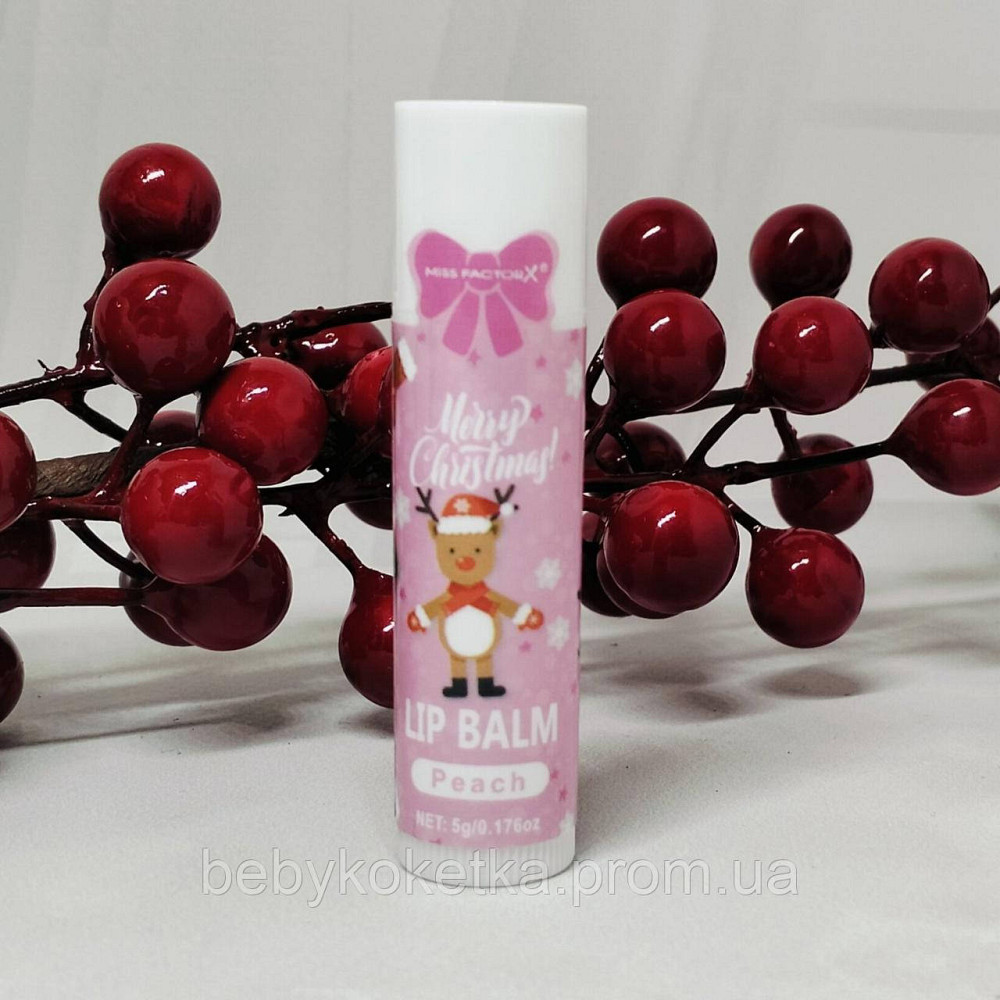 Дитячий бальзам для губ з ароматом персика Miss FactorX 5г. Львів - фото 1