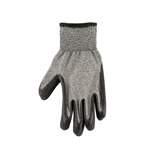 Рукавички 34017 трикотаж антипоріз латексне покриття неповний облив р.11(XXL) клас 13 сірий ДКГ Житомир - изображение 3