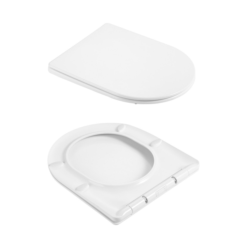 Унитаз подвесной Qtap Taurus Ultra Quiet 515×360×350 мм, White, с сиденьем Slim Duroplast / Soft-close / Quick Release Киев - изображение 8