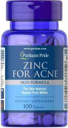 Цинк Puritan's Pride Zinc for Acne 100 таб Київ